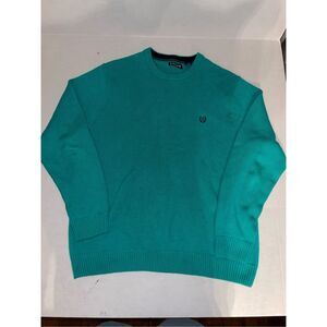 Chaps Ralph Lauren Green Men's Long Sleeve Pullover Sweater Lg A45